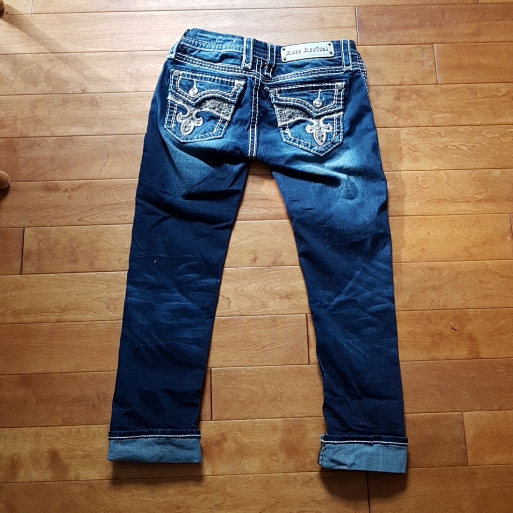 Pending Sale Rock Revival Avery Capri size 26 - Picture 3 of 6